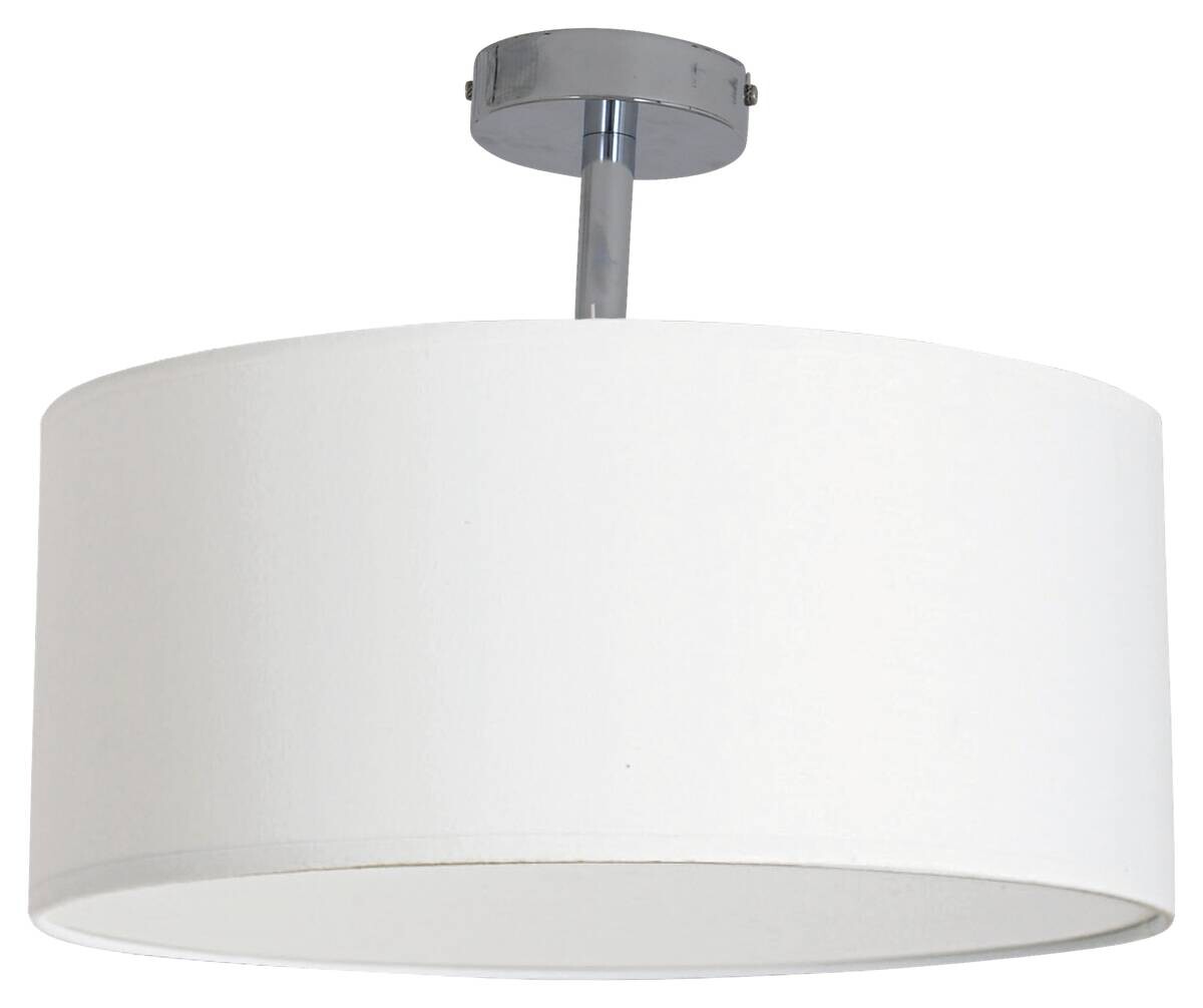 Näve Leuchten Deckenleuchte New York 7061523 weiß Textil Metall B/H/T: ca. 40x24x40 cm E27 3 Brennstellen