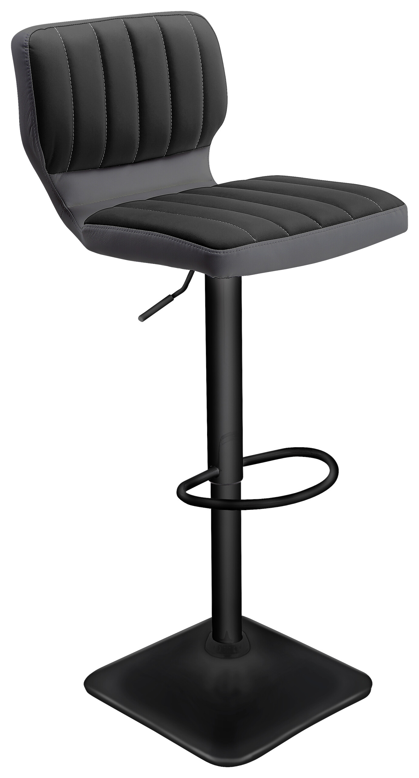 Barhocker FM anthrazit Kunstleder B/H/T: ca. 41x88x48 cm Barhocker FM anthrazit Kunstleder B/H/T: ca. 41x88x48 cm