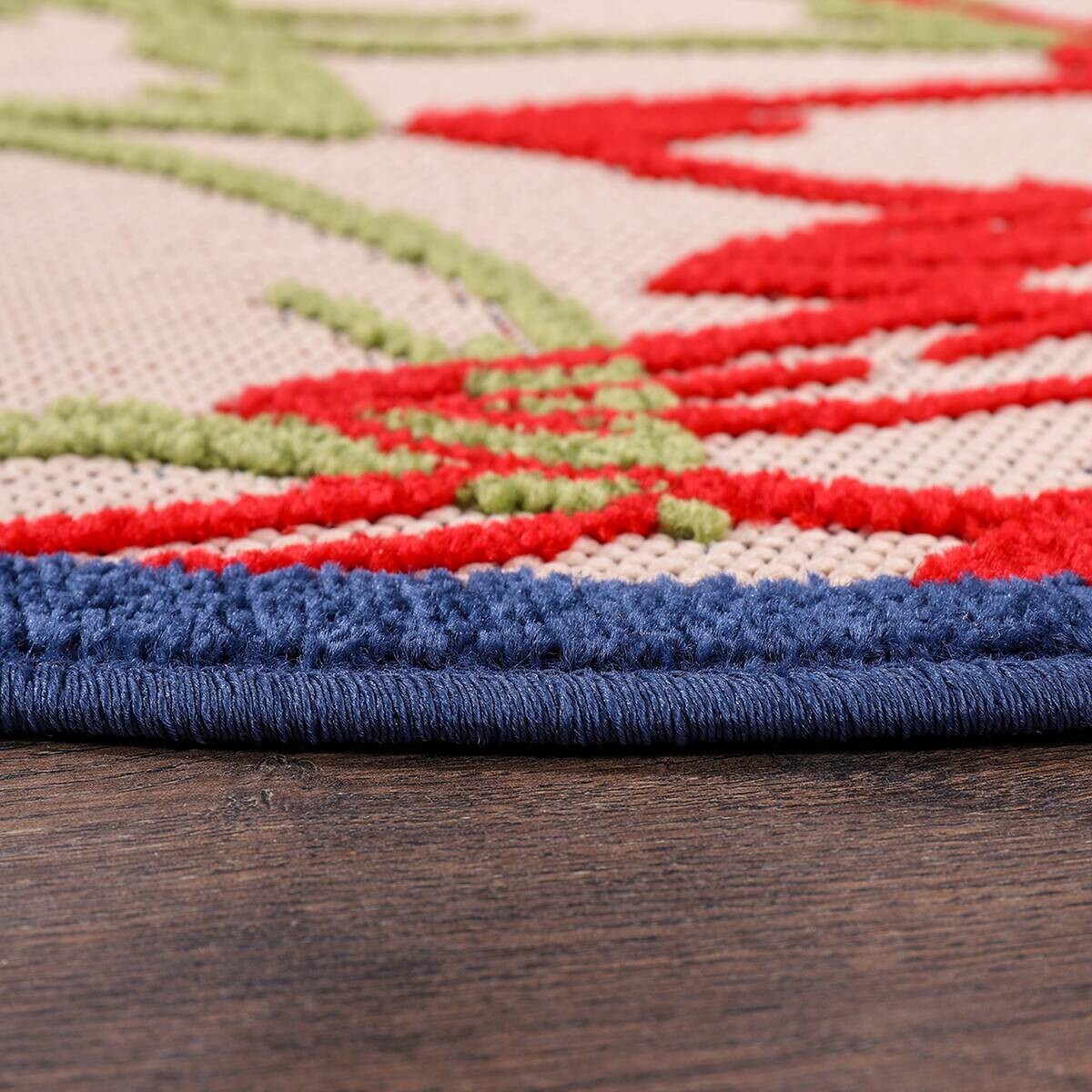 Sanat Outdoorteppich FLORAL bunt B/L: ca. 200x200 cm