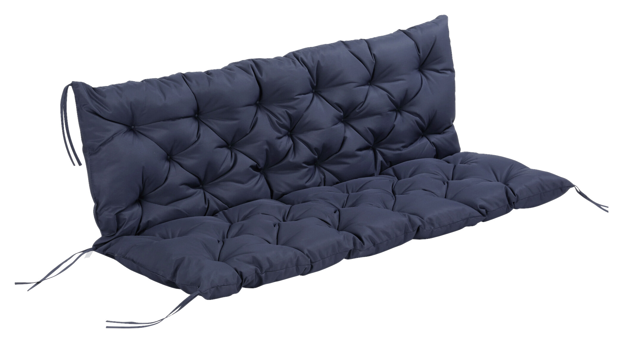 Outsunny Bankauflage blau Polyester B/H/L: ca. 150x8x98 cm