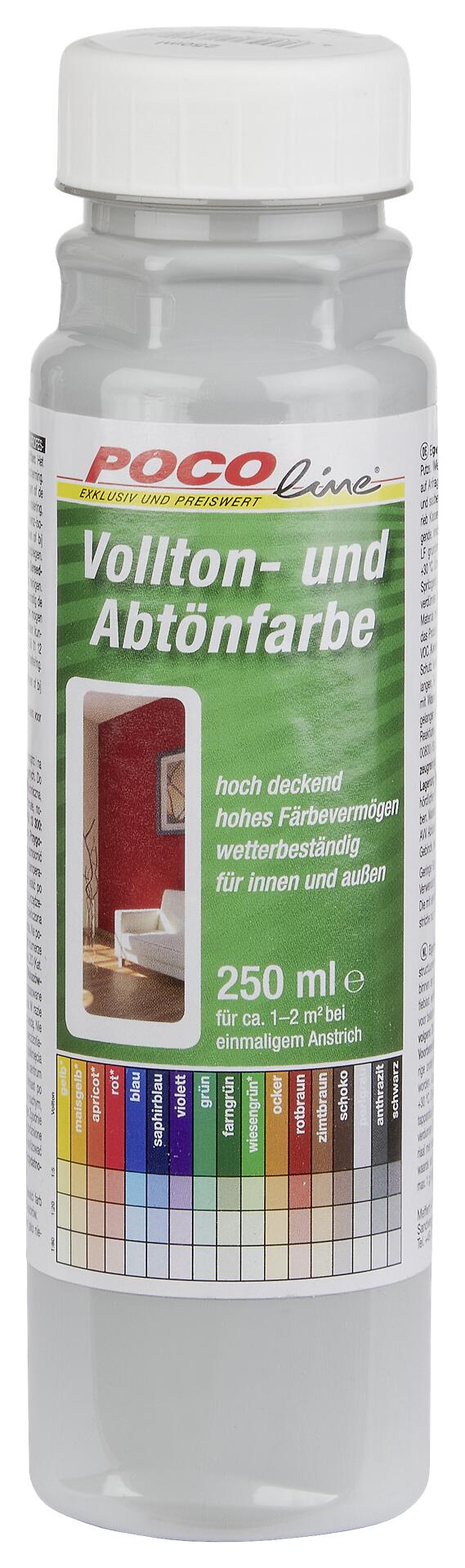 POCOline Vollton- und Abtönfarbe perlgrau ca. 0,25 l