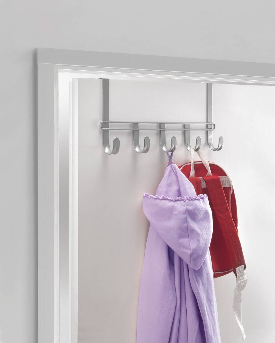 Metaltex Türgarderobe silber Metall L: ca. 38 cm