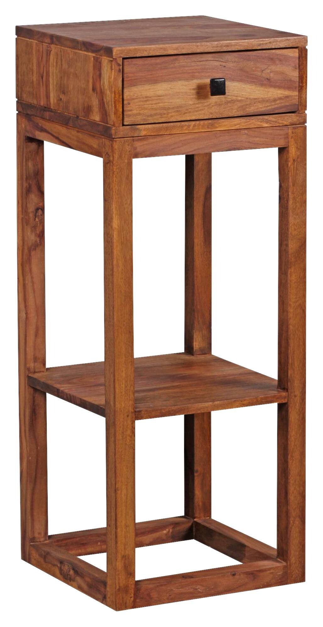 Beistelltisch natur Echtholz B/H/T: ca. 35x90x35 cm