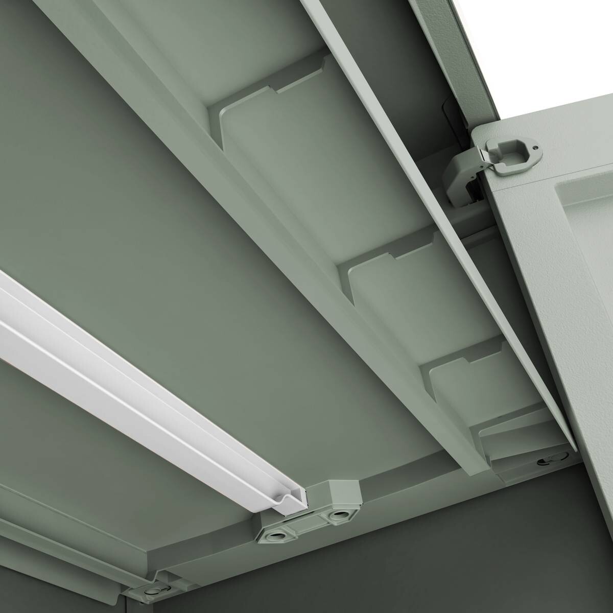 Keter Kunststoffschrank Planet Outdoor Jade Kunststoff B/H/T: ca. 80x182x44 cm