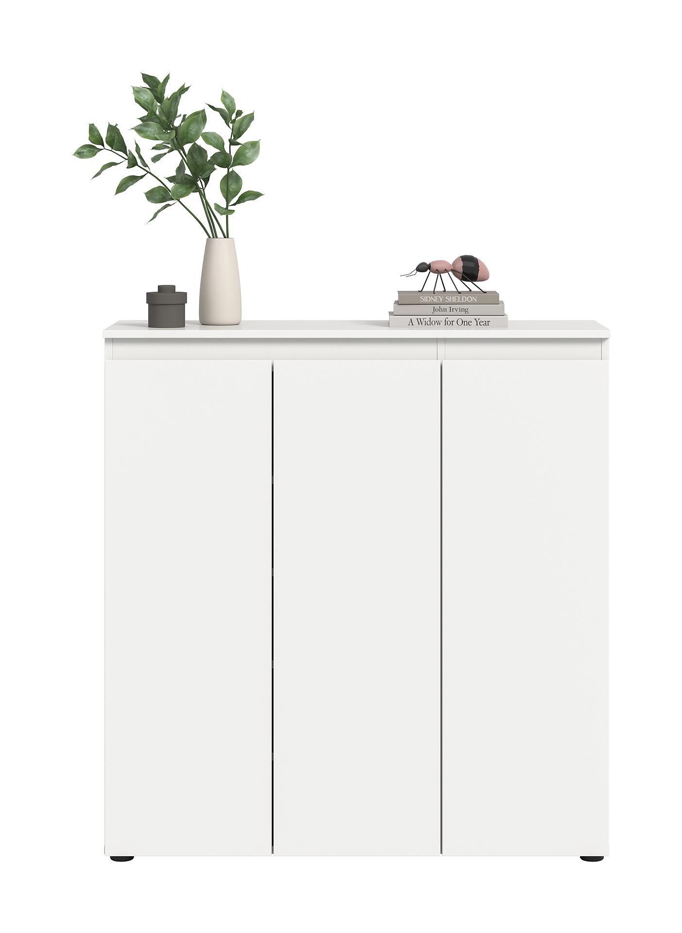 Schrank SCARPA weiß B/H/T: ca. 105x111x37 cm