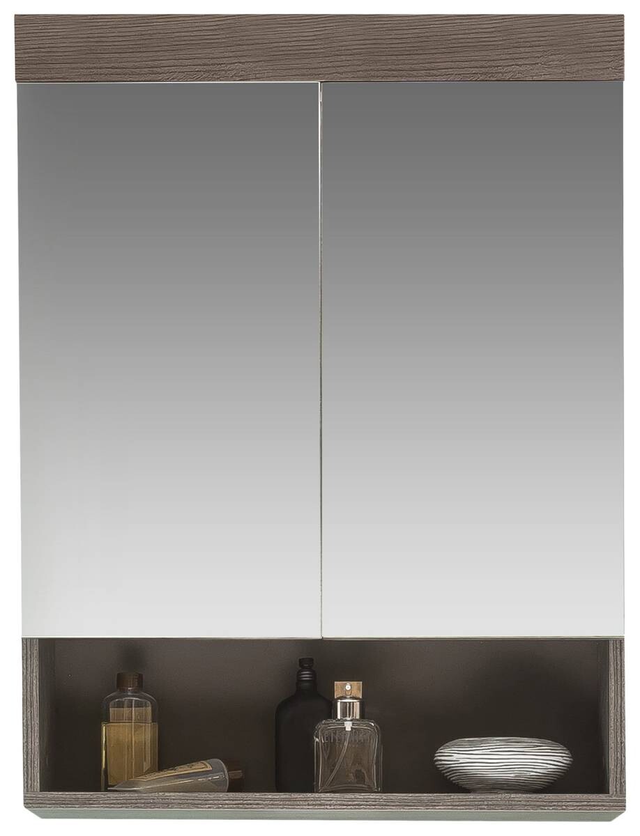 Spiegelschrank Runner Rauchsilber Nachbildung B/H/T: ca. 58x75x18 cm