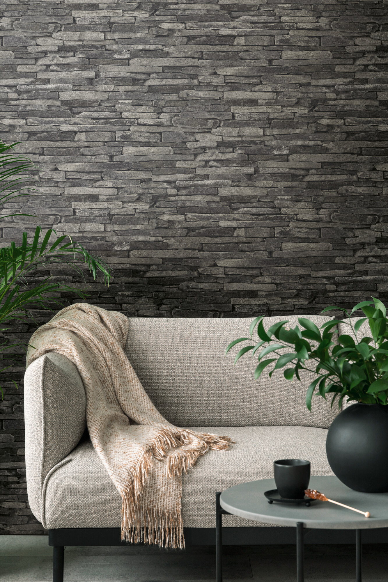 A.S.Creation Vliestapete schwarz B/H/D: ca. 53x1005x9 cm