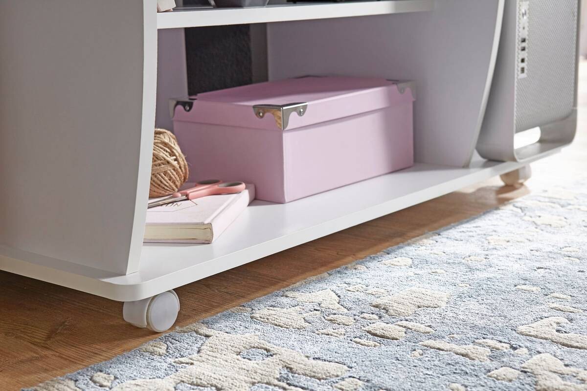 Computertisch weiß B/H/T: ca. 90x71x50 cm