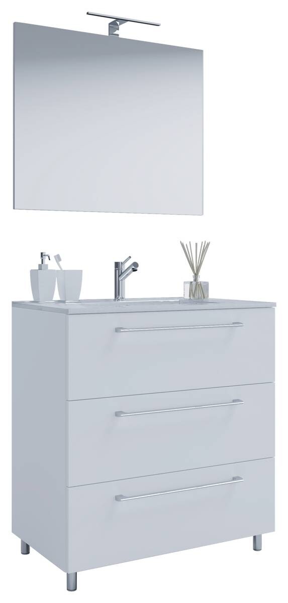 Waschplatz 3tlg-Schubo weiß