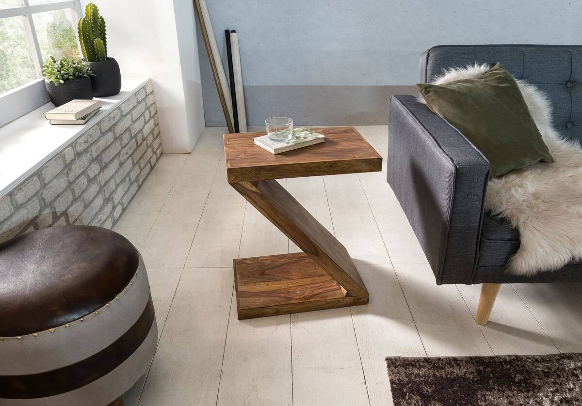 Beistelltisch natur Echtholz