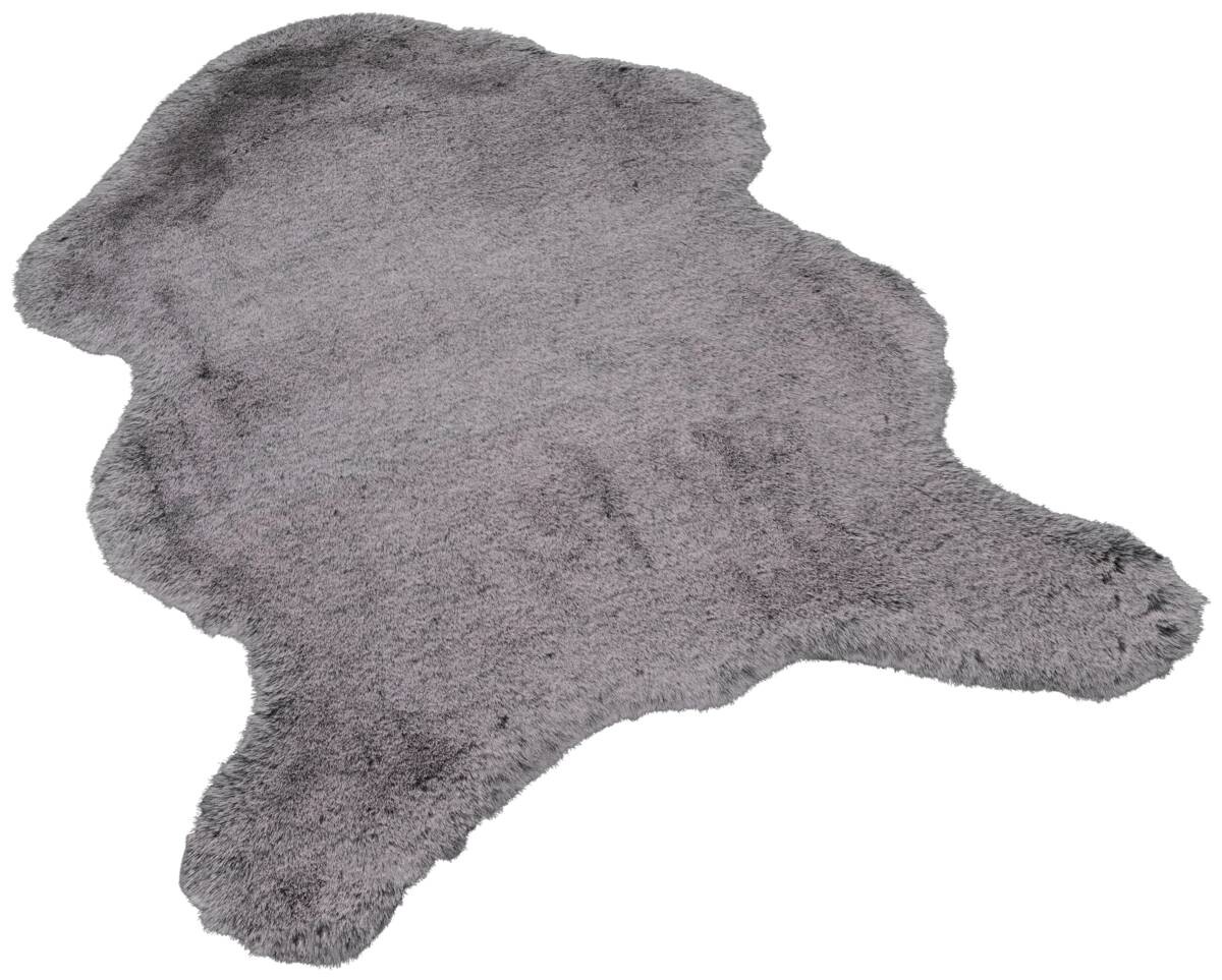 Fellimitat Mats Silbergrau B/L: ca. 60x90 cm