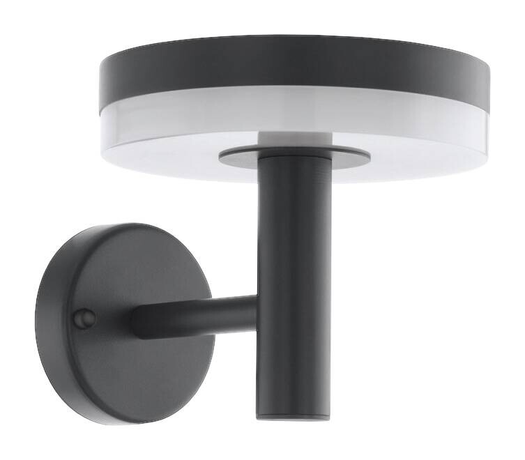 Eglo Außenwandleuchte Mazzini anthrazit Aluminium Kunststoff B/H/L: ca. 24,5x18x24,5 cm