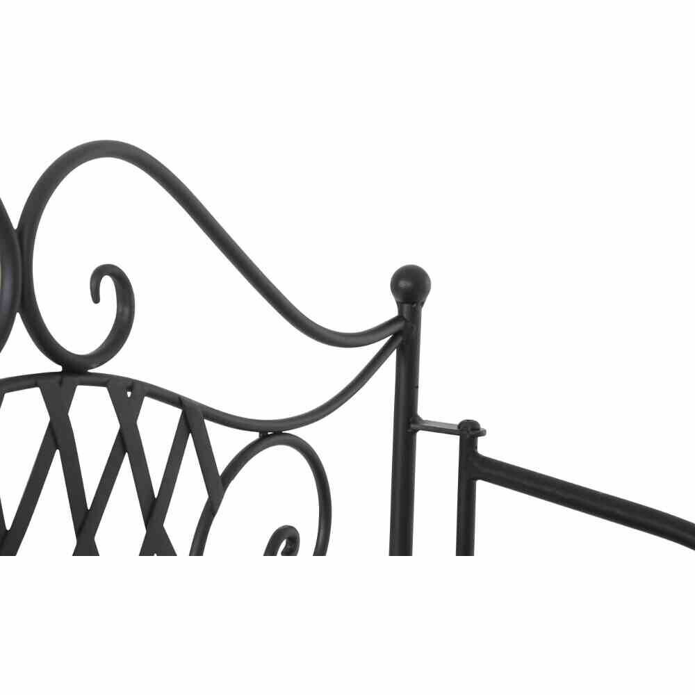 Gardamo Gartenregal COMO schwarz Stahl