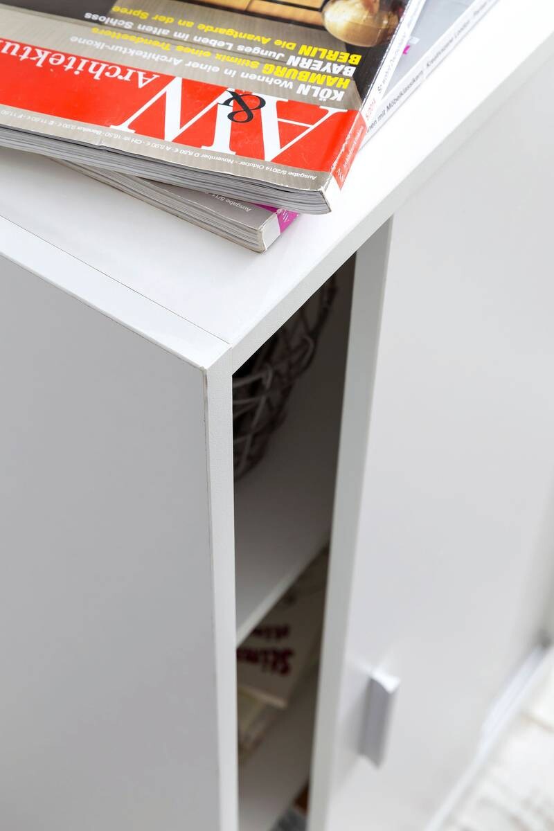 Aktenschrank weiß B/H/T: ca. 60x107,5x28,5 cm