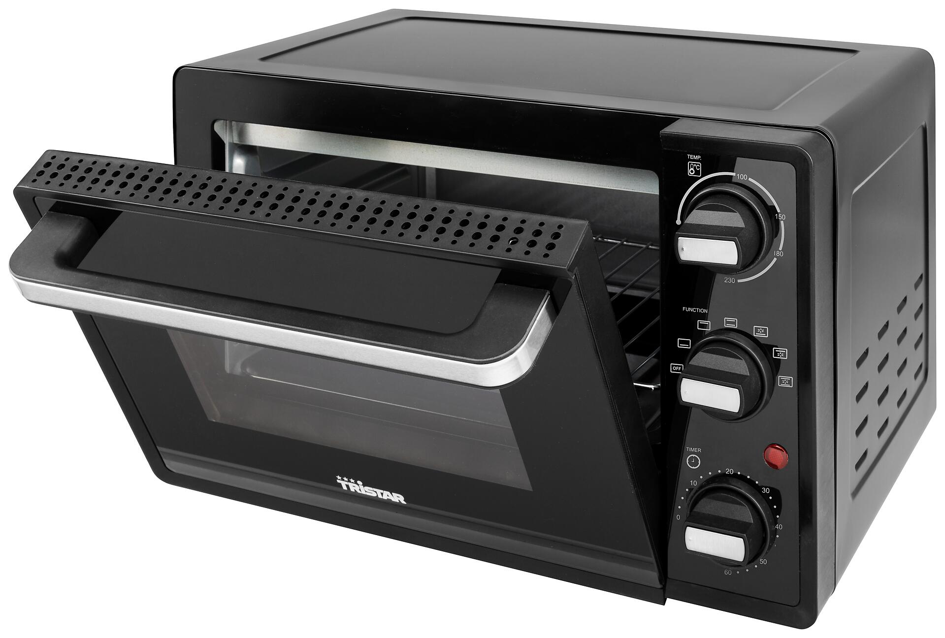 TRISTAR Mini-Backofen OV-3622 schwarz Metall B/H/T: ca. 47x41x32 cm