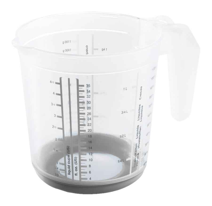 keeeper Messbecher grau H/D: ca. 14x13,5 cm