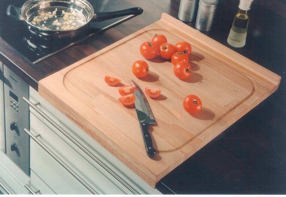 Bega-Consult Schneidbrett Bloody Buche B/H/T: ca. 48x2,8x58 cm