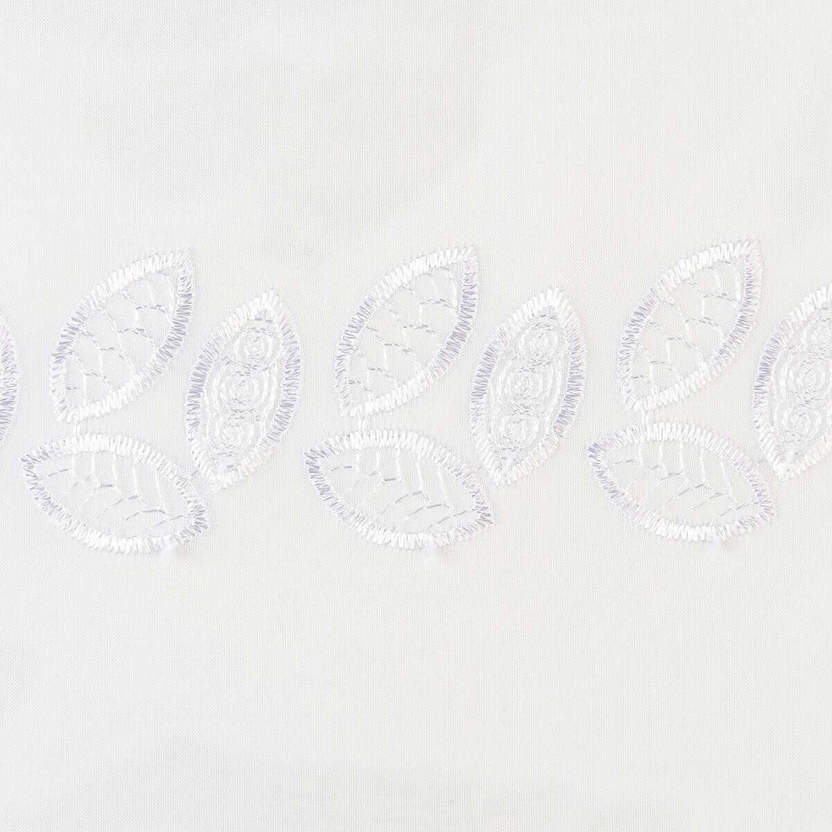 POCOline Scheibengardine Firly weiß B/L: ca. 140x110 cm