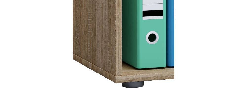 Regal Lona XL ohne Türen Eiche Sonoma Nachbildung weiß B/H/T: ca. 70x110x37 cm