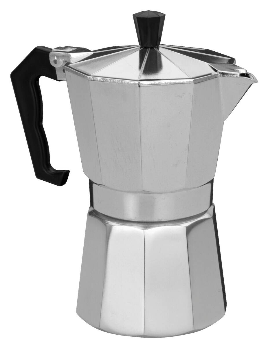 Espressokocher silber Aluminium Espressokocher silber Aluminium