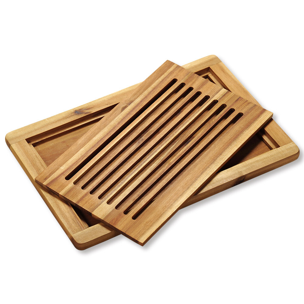 Kesper Tranchierbrett natur Akazie B/H/L: ca. 32x47,5x2 cm