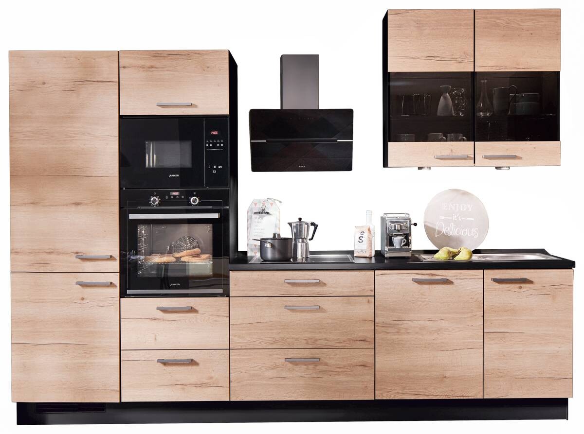 nobilia Küchenblock Structura Eiche Sierra Nachbildung B/H/T: ca. 310x229,3x60 cm