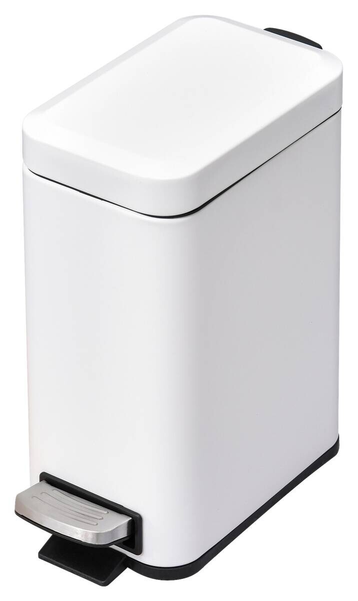 HOMCOM Mülleimer weiß B/H/L: ca. 14x29,2x32 cm
