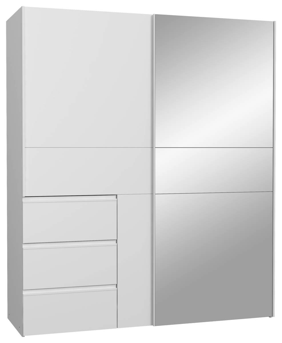 Schwebetürenschrank  weiß B/H/T: ca. 170,3x200,5x61,2 cm