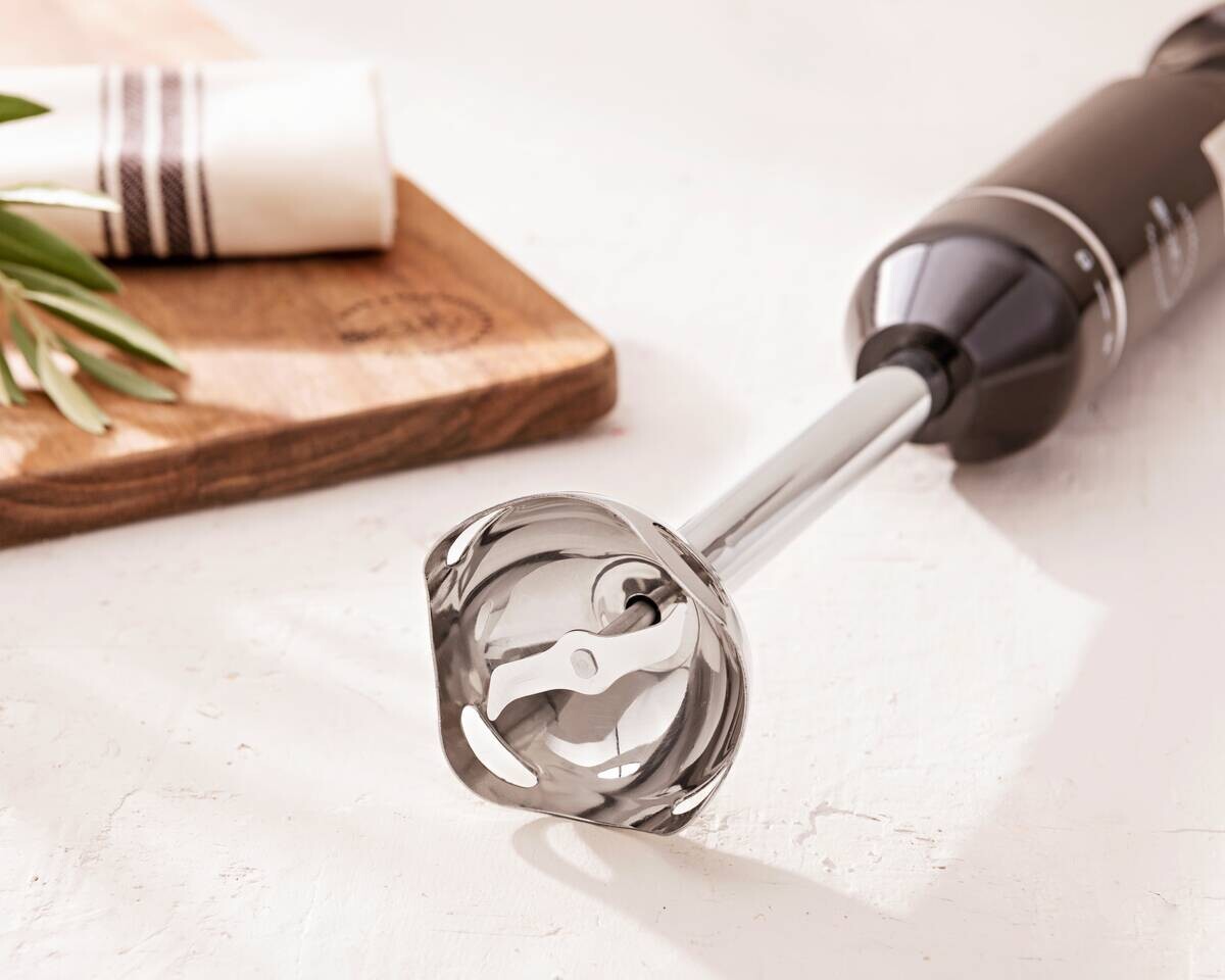 BERGNER Stabmixerset schwarz silber Edelstahl