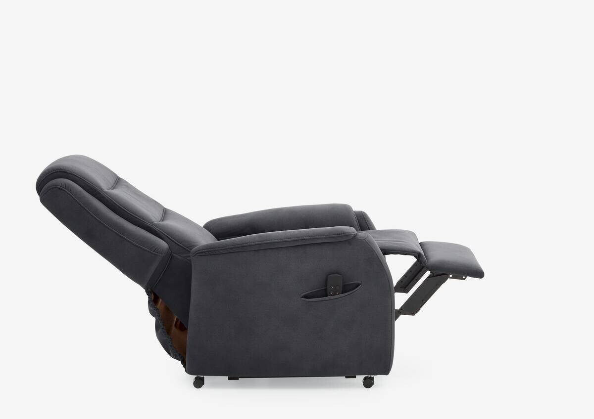 TV-Sessel anthrazit Microfaser B/H/T: ca. 72x109x82 cm