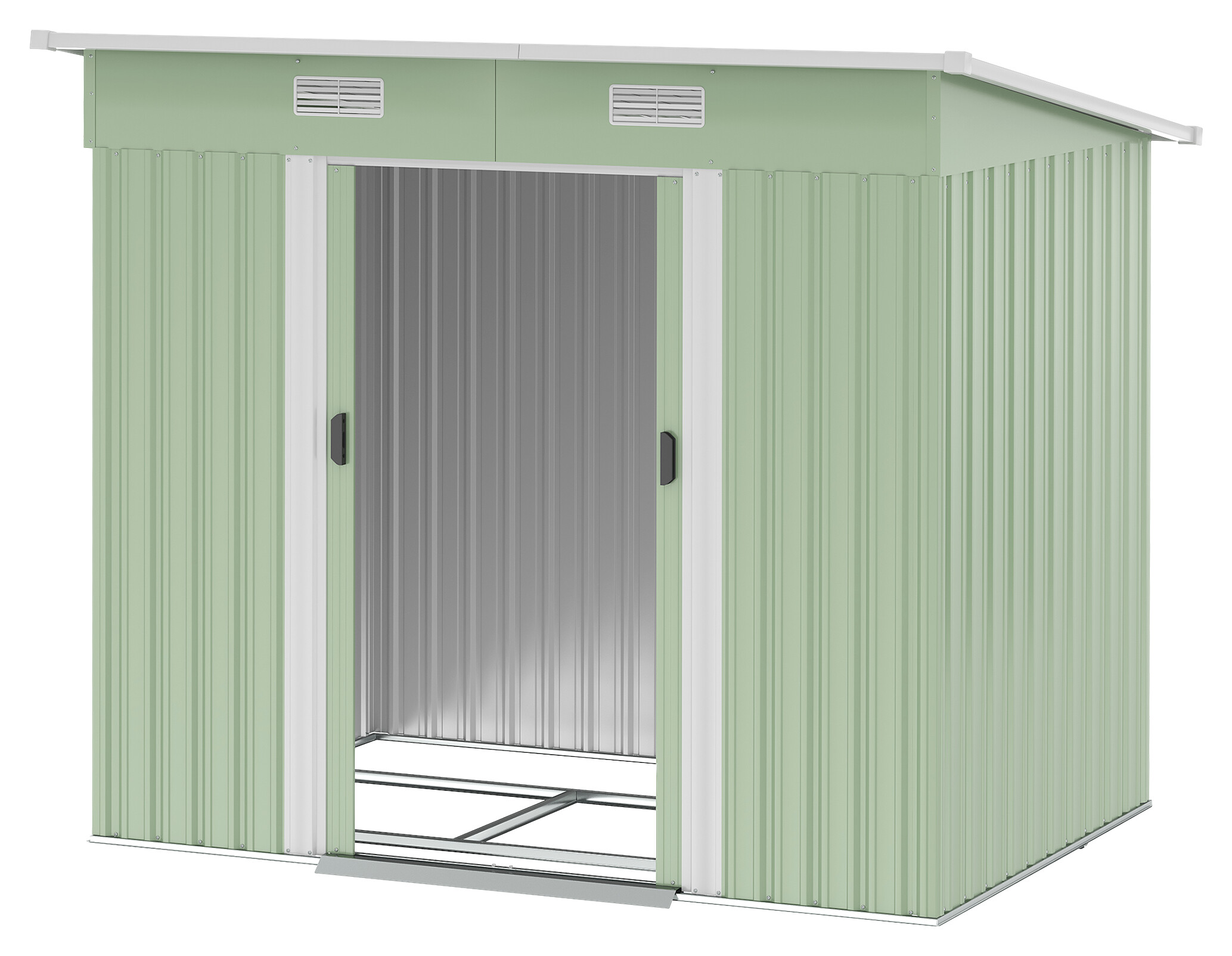 Outsunny Gerätehaus grün B/H/L: ca. 130x182x207 cm