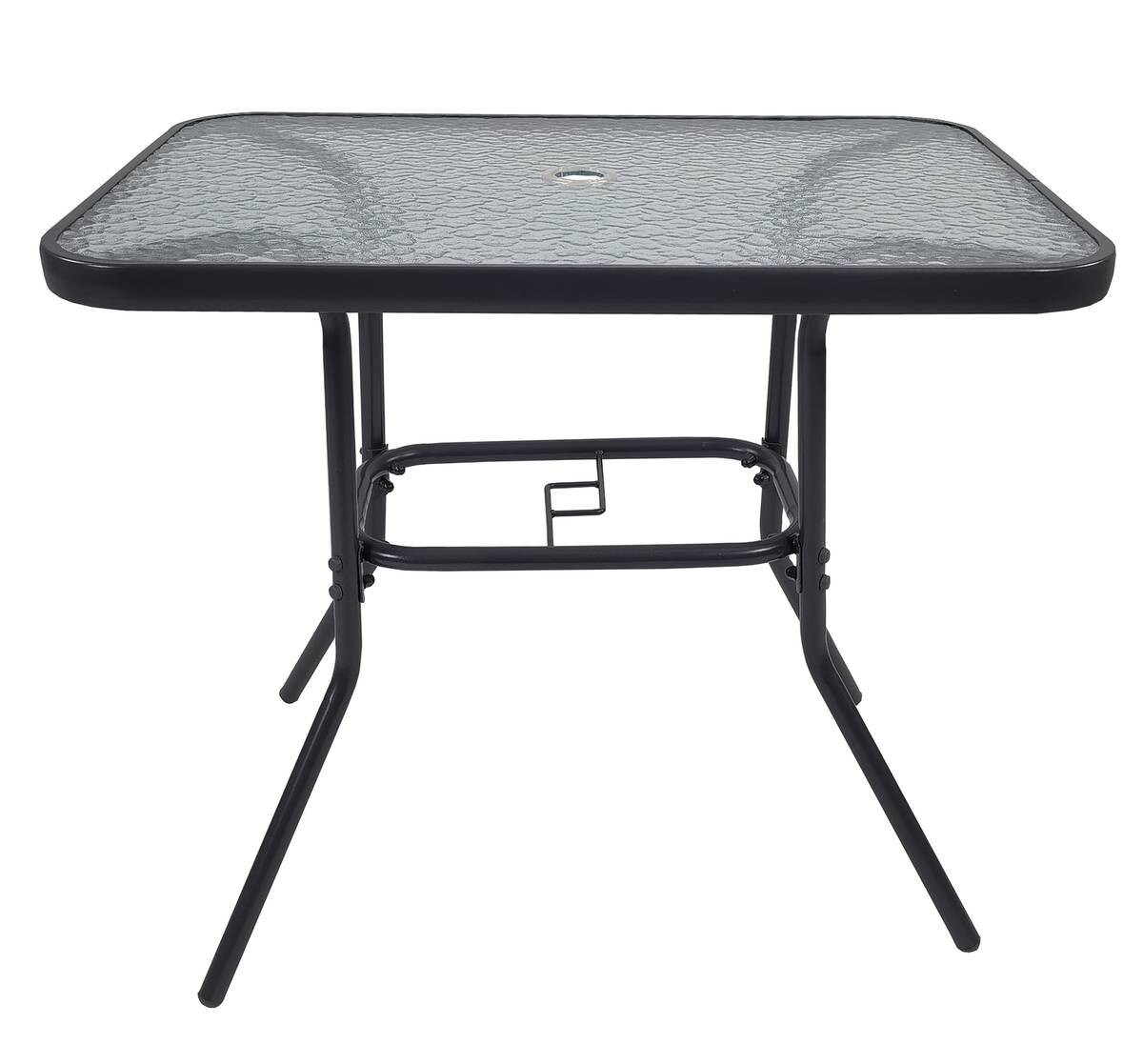 VCM Gartensitzgruppe anthrazit Stahl B/H/T: ca. 80x70x55 cm