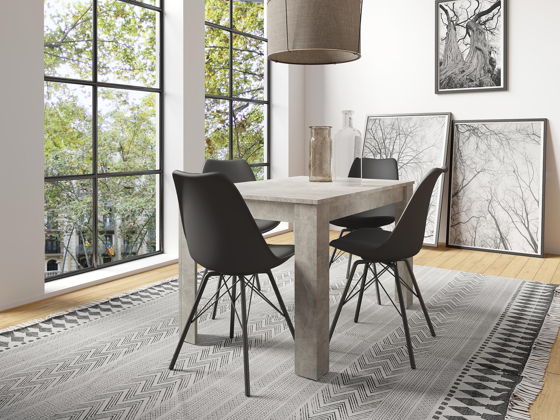 Tisch NEPAL Beton Optik B/H/T: ca. 120x75x80 cm