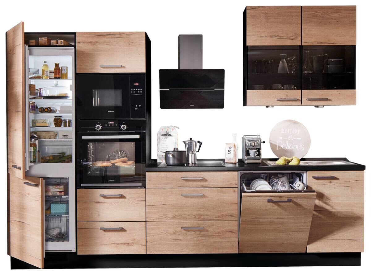 nobilia Küchenblock Structura Eiche Sierra Nachbildung B/H/T: ca. 310x229,3x60 cm