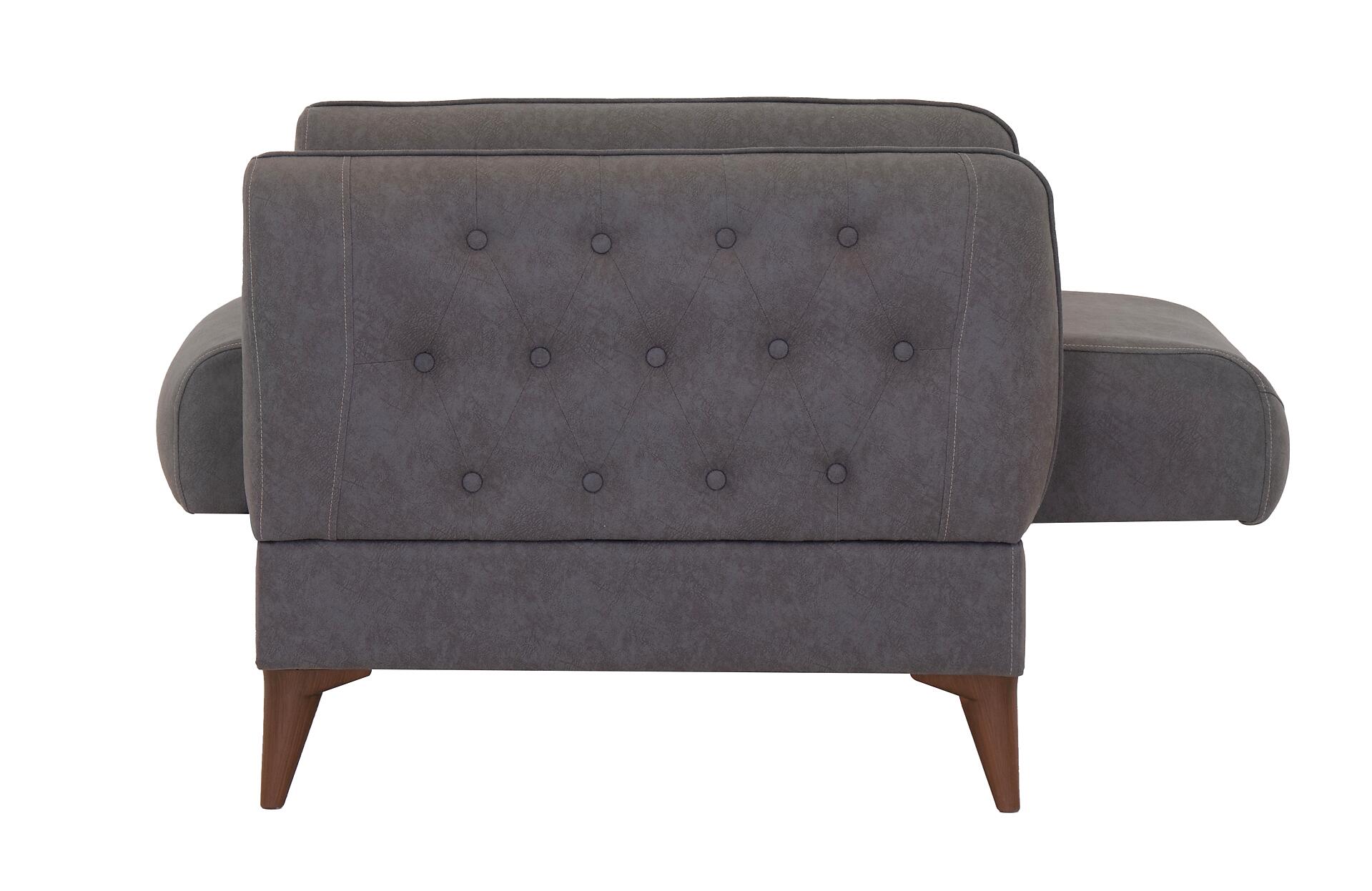 Sofa 3-2-1 Mislina blaugrau Microfaser