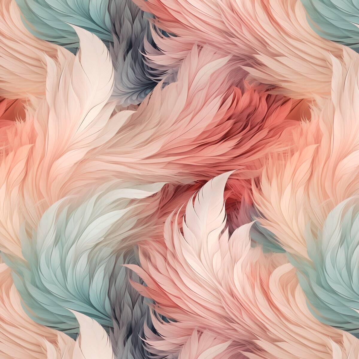 UGEPA Papiertapete Feder rosa B/L: ca. 53x1005 cm