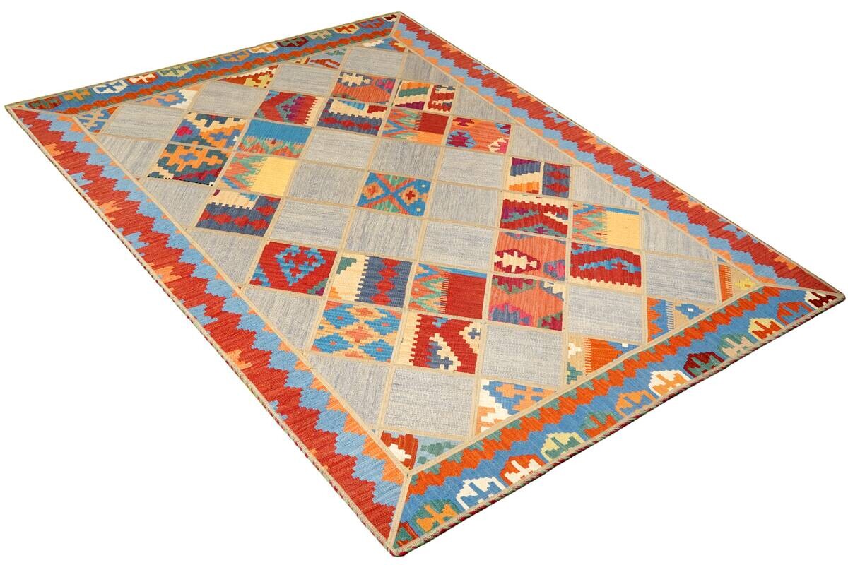 PersaTepp Teppich Kelim Tekkehdouz bunt B/H/L: ca. 150x1x200 cm