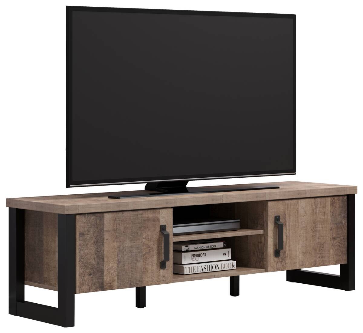 TV-Lowboard Emile Eiche Tabak Nachbildung B/H/T: ca. 166x50x45 cm