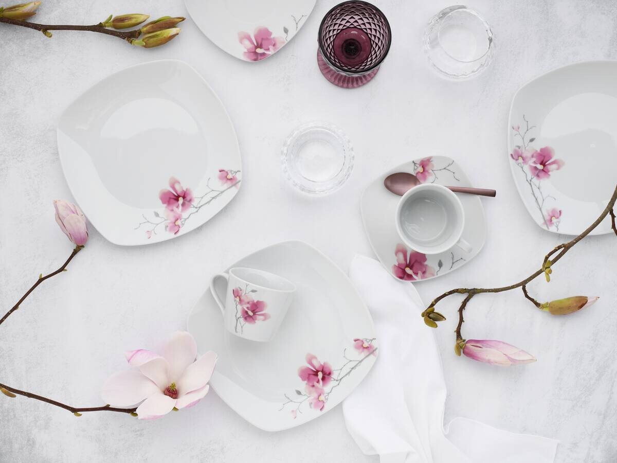 CreaTable Kaffeeservice Amelie multicolor Porzellan 18 tlg.