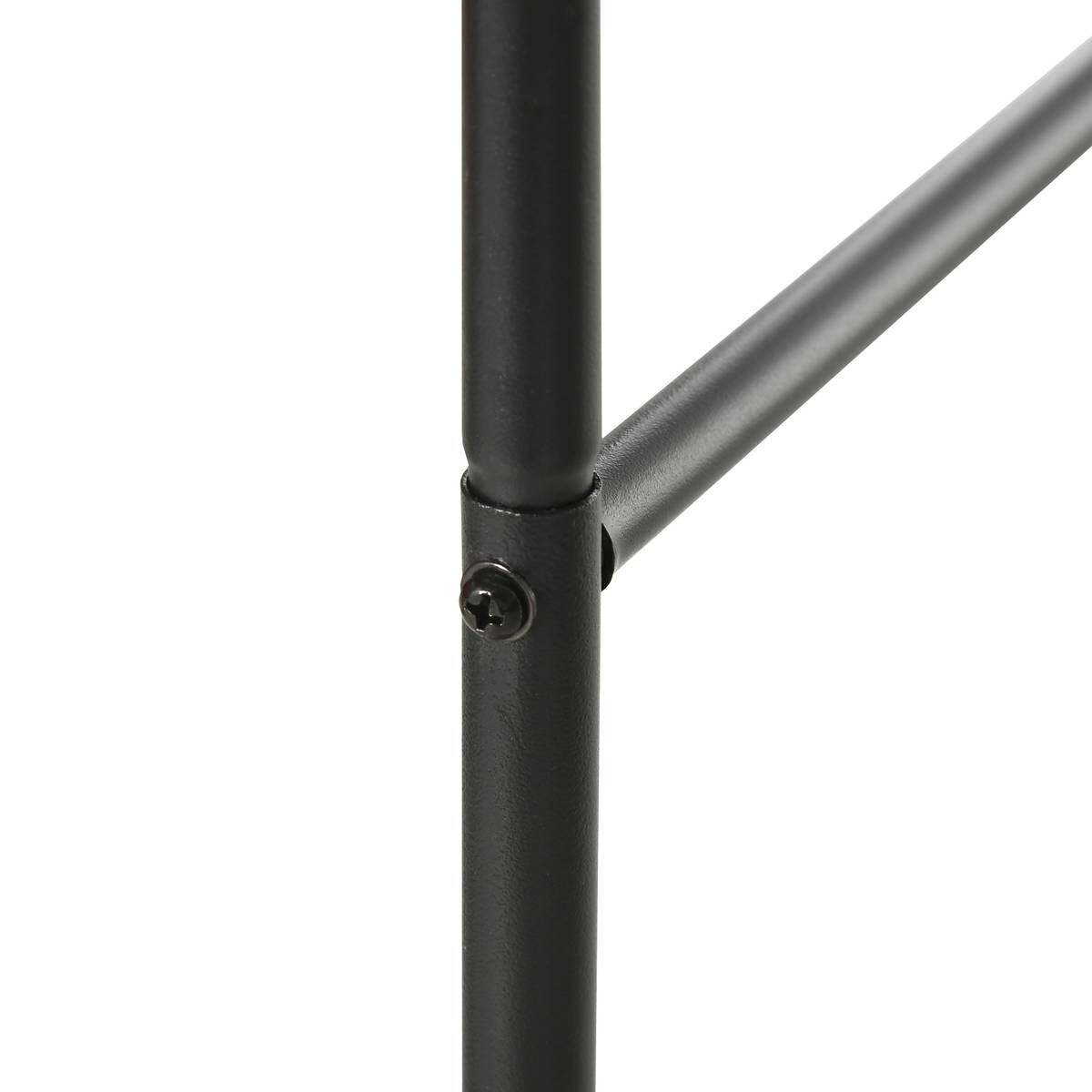 Outsunny Rosenbogen mit Metallrahmen schwarz B/H/L: ca. 40x240x140 cm