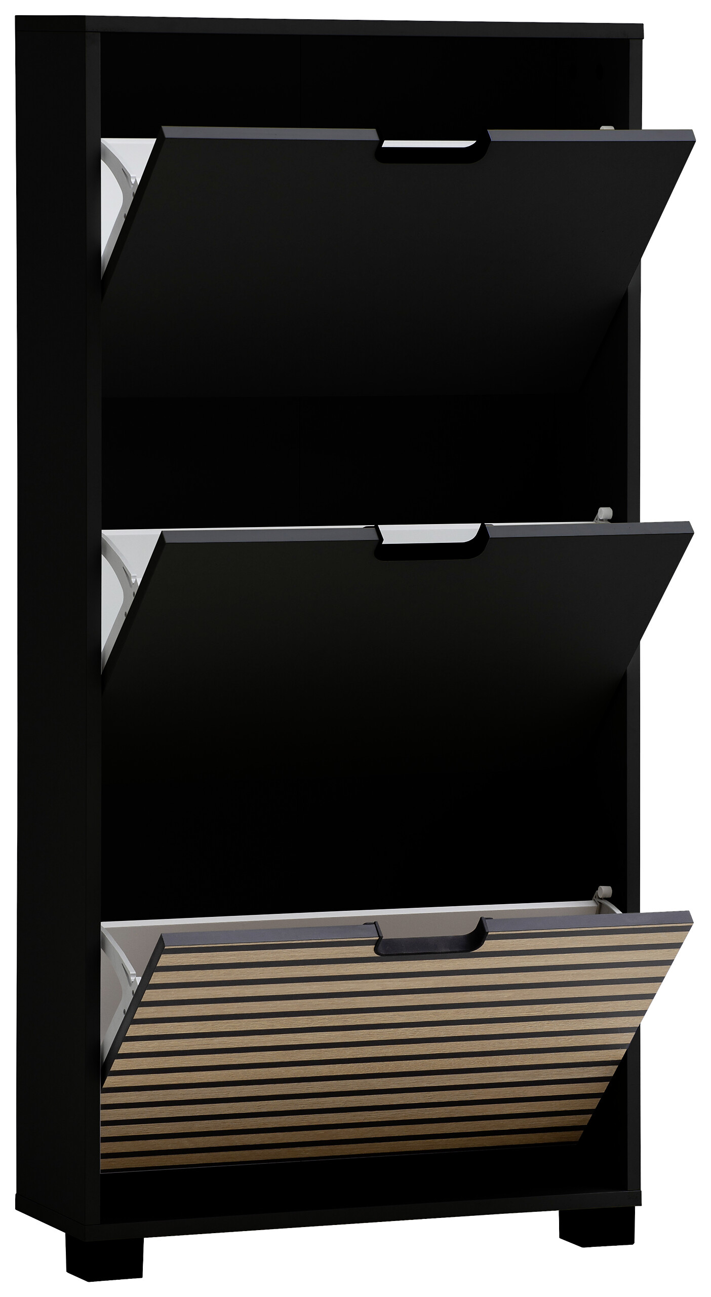 Schuhkipper Ryker schwarz matt B/H/T: ca. 59,8x124x19,5 cm