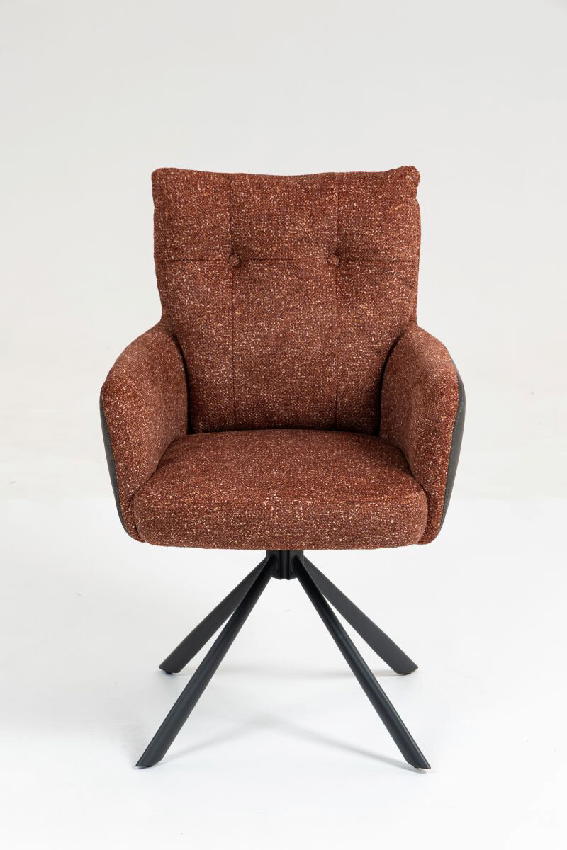 Drehstuhl Lecce rost Microfaser