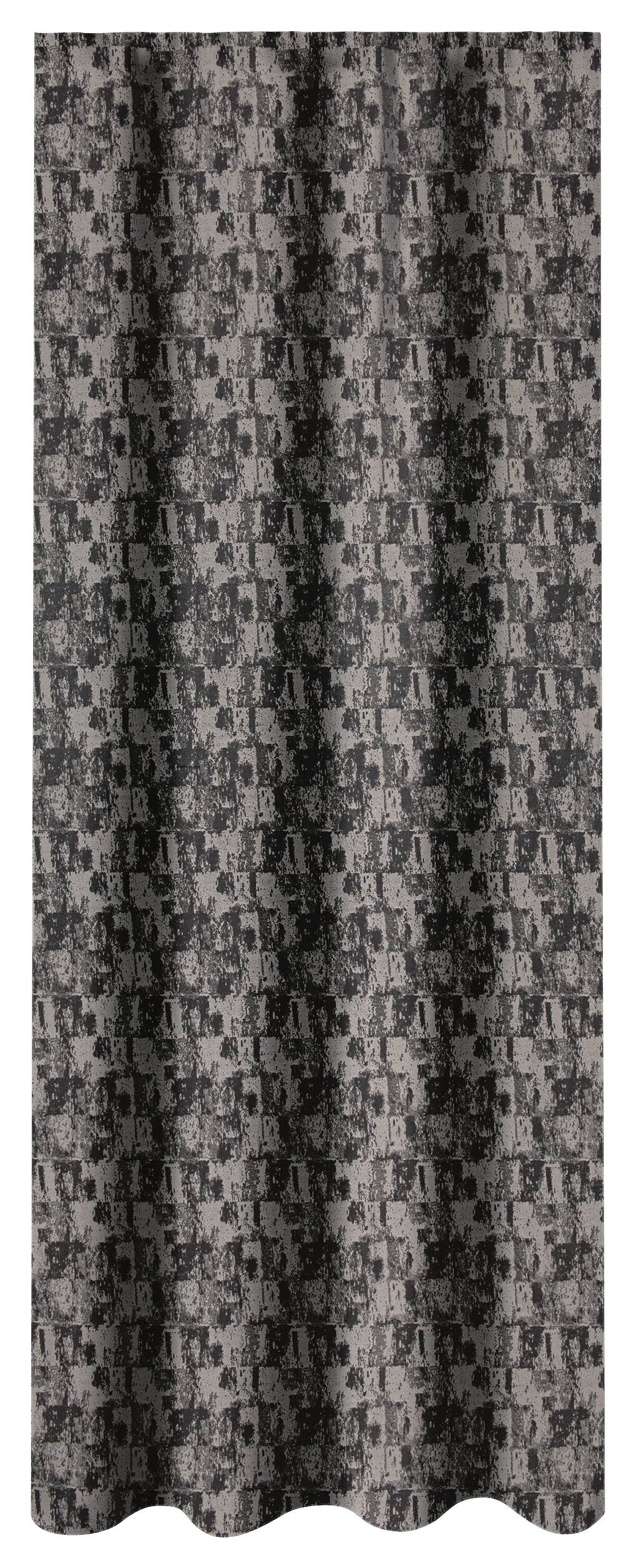 Dekovorhang Ella anthrazit B/L: ca. 140x245 cm