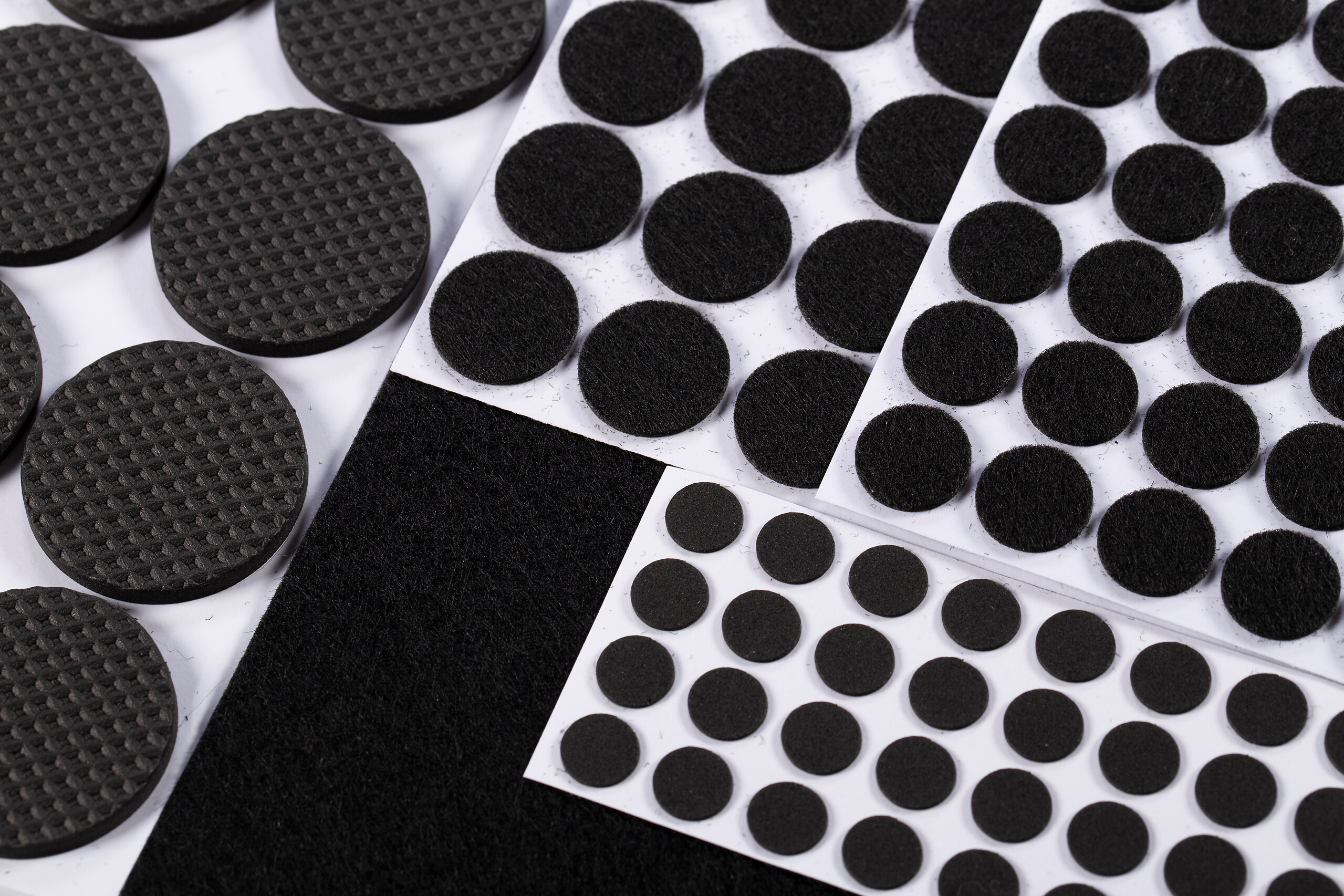 POCOline Filzgleiter schwarz 131 tlg.