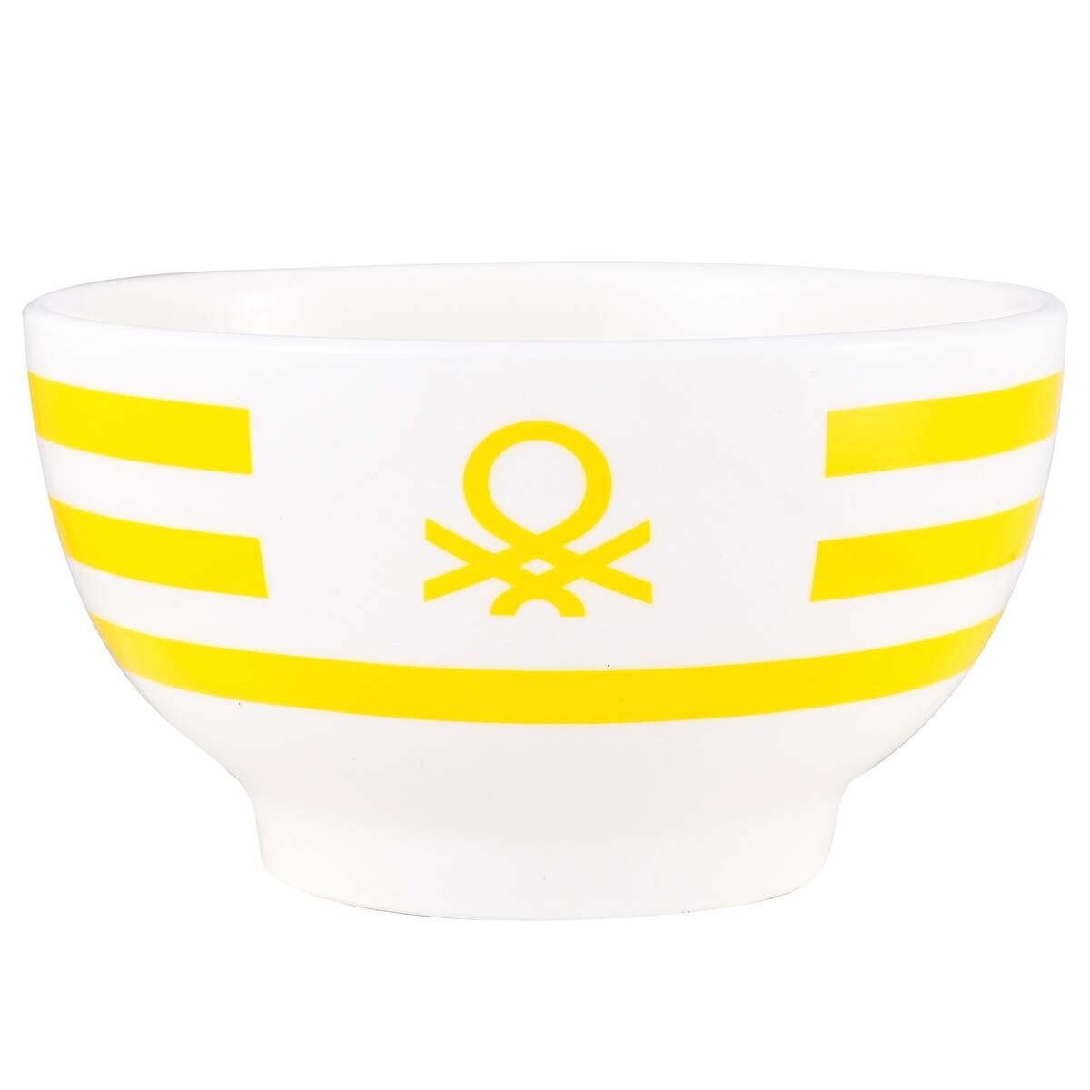 BENETTON Mehrzweckschalenset Rainbow gelb Keramik H/D: ca. 6x14 cm