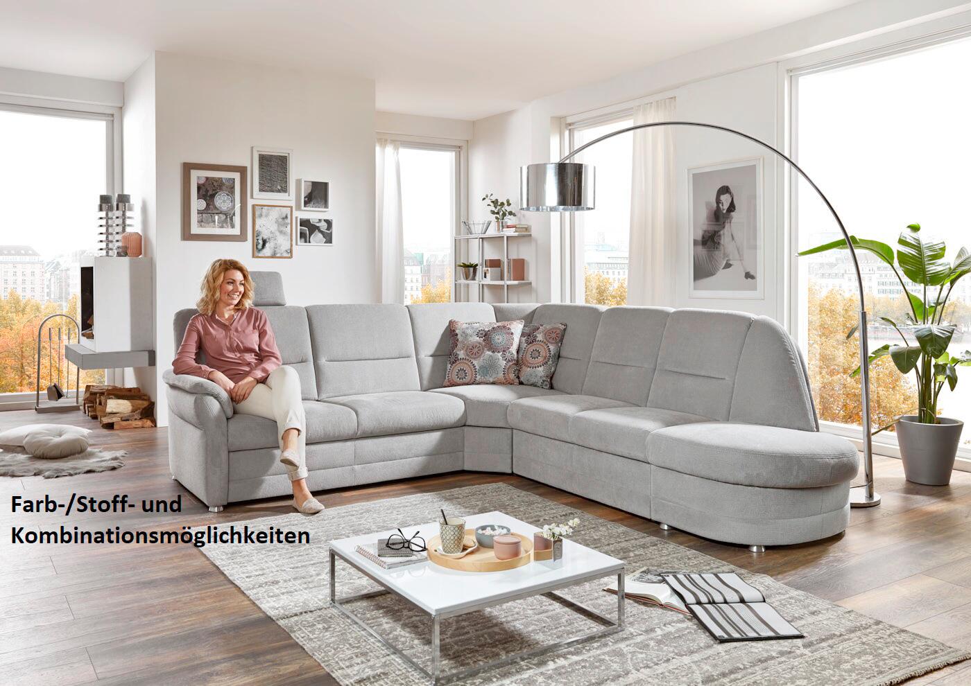 Wohnlandschaft Topasplan Q+ B/T: ca. 228x160 cm