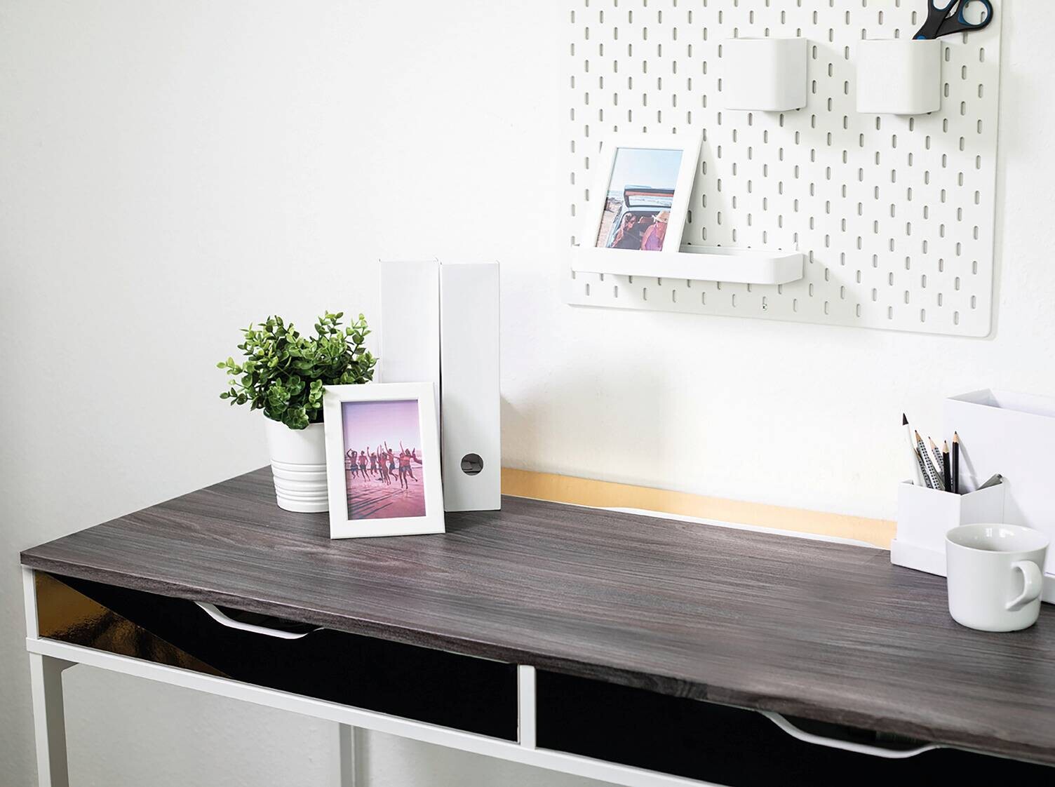 d-c-fix Dekofolie Holzoptik anthrazit B/L: ca. 67,5x200 cm