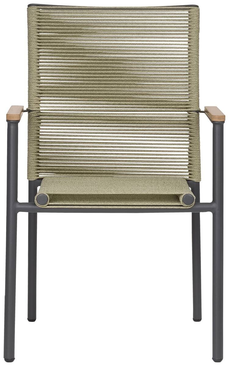 POCOline Gartenstuhl Turin salbei Webstoff B/H/L: ca. 60x87x56 cm