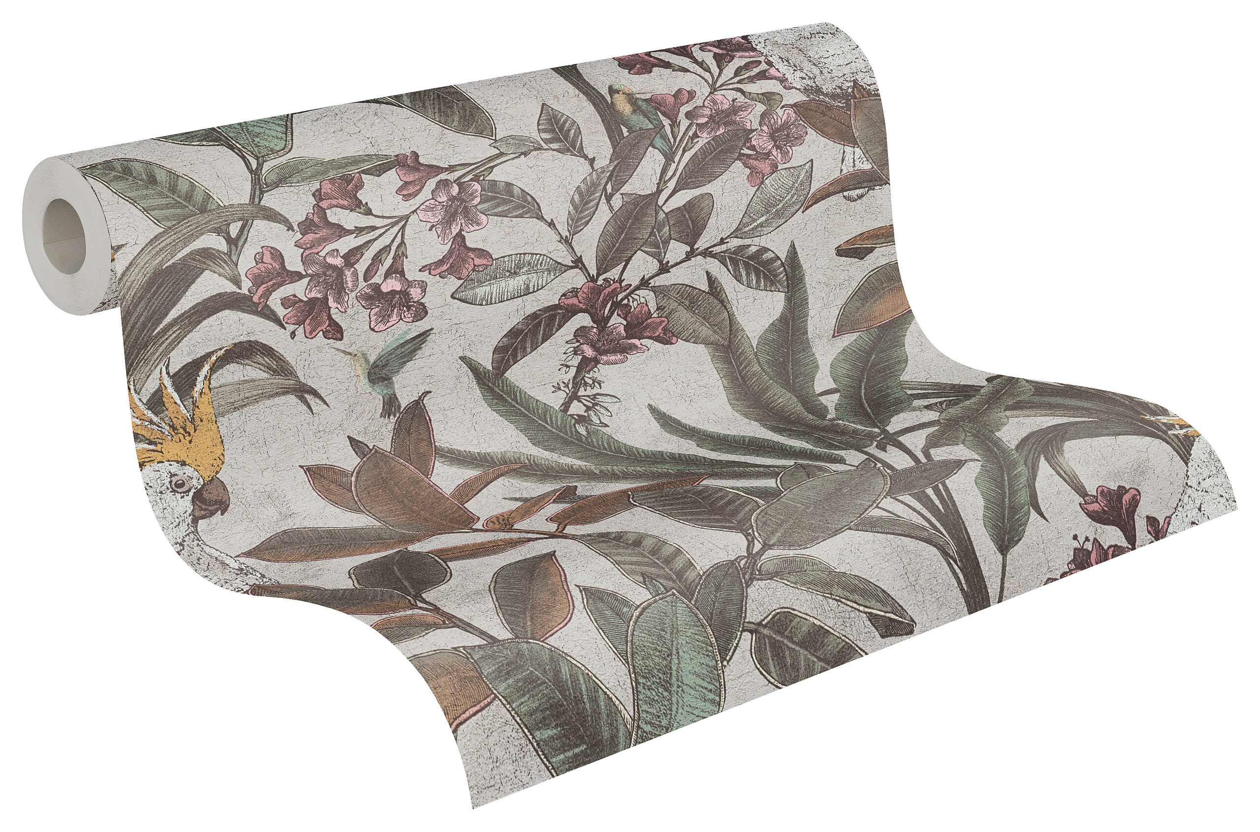 A.S.Creation Vliestapete creme rosa B/H/D: ca. 53x1005x8 cm