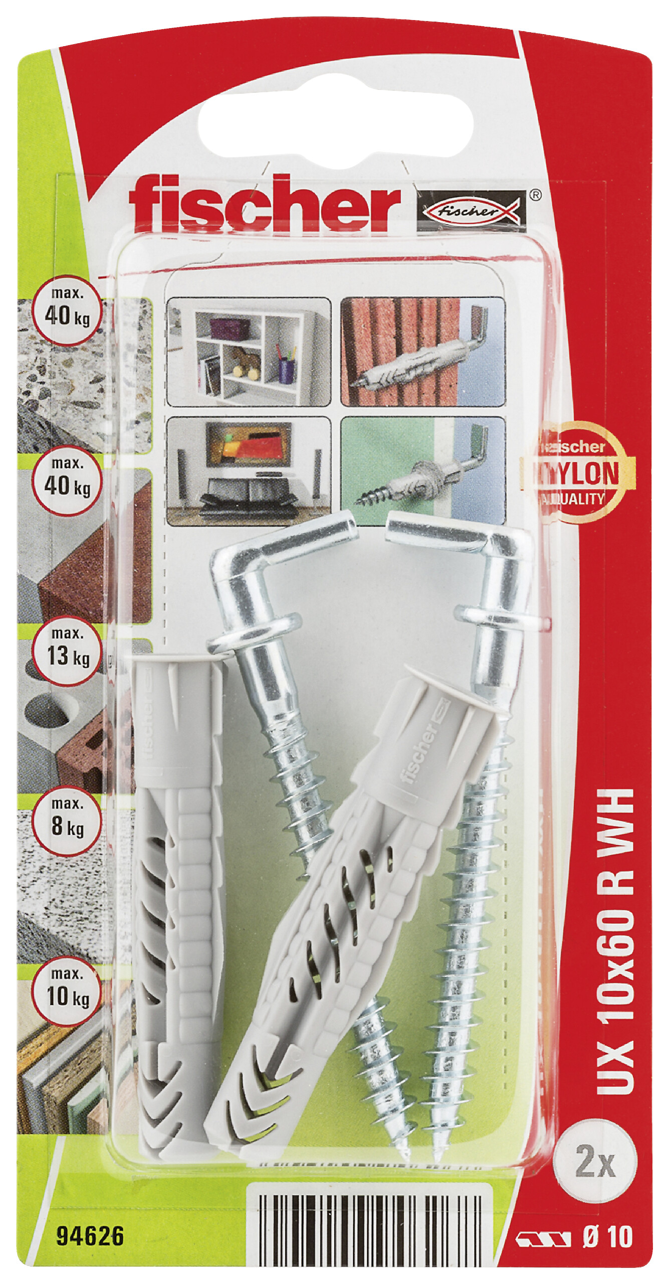 fischer Dübel- und Hakenset